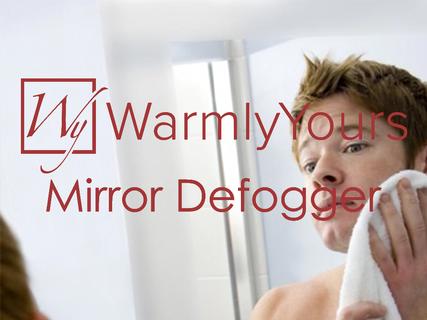 WarmlyYours Mirror Defogger System