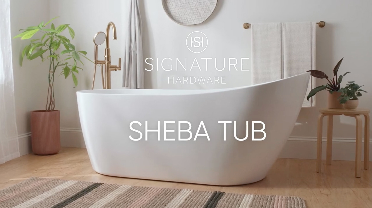 The Sheba Tub - Create a Classically Modern At-Home Escape