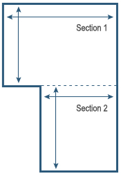 Square Footage Diagram