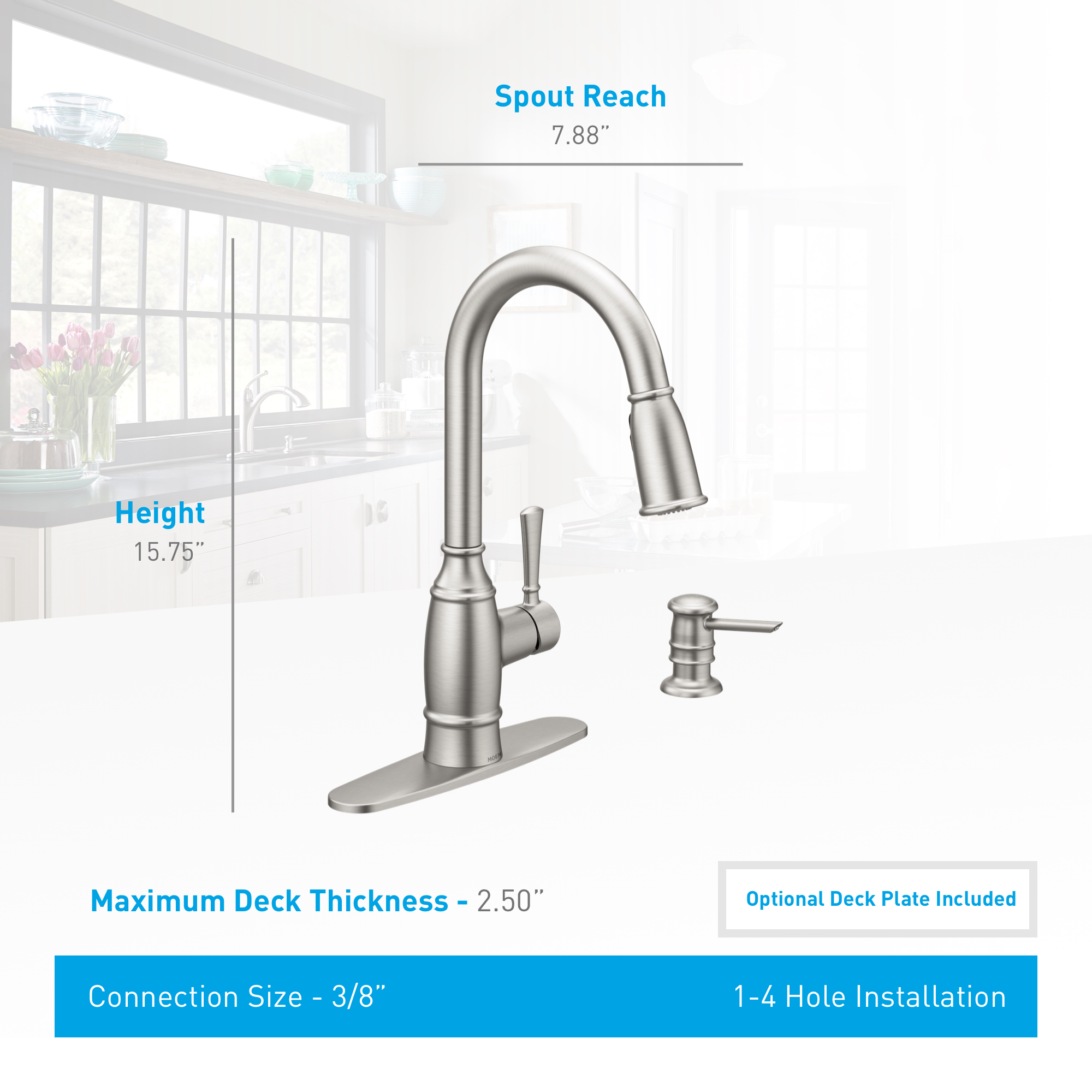 Moen 87910 Kitchen Faucet - Build.com