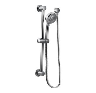 Chrome & Moen A725 Drop Ell Hand Held Shower Hose Chrome Moen 3669EP Eco-Performance Handheld Showerhead with 69-Inch-Long Hose Featuring 30-Inch Slide Bar 