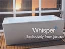 Jacuzzi Bianca Freestanding Whirlpool Bath with Whisper+