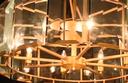 Monaco 30" Golden Iron Chandelier