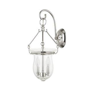 Livex Lighting 50292-91 Brushed Nickel Wall Sconce with Clear Glass