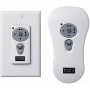 Shop ceiling fan switches and controls