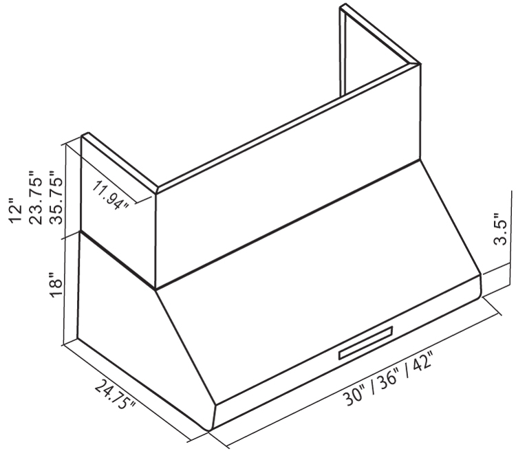 CavaliereEuro AP238PS8330 Stainless Steel 30" Heavy Duty Stainless