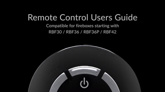 Dimplex Revillusion Firebox Remote Control Users Guide